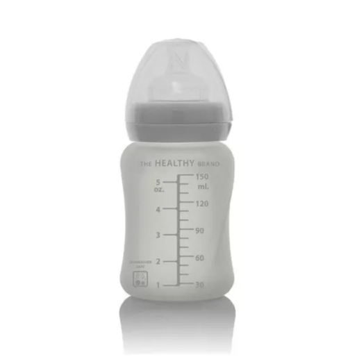 Mamadera de vidrio Healthy 150 ml - Gris