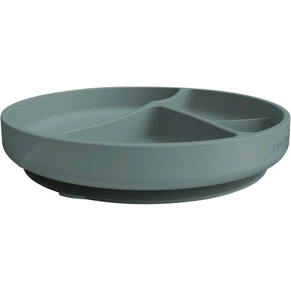 Plato de silicona con ventosa - Harmony green