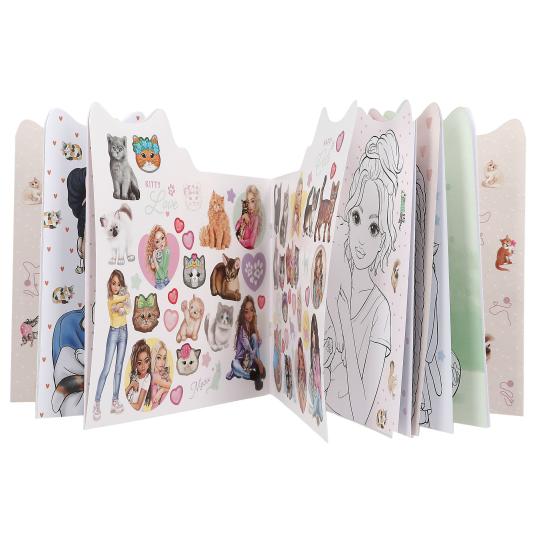 Libro para Colorear Kitty con stickers