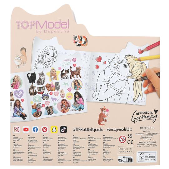 Libro para Colorear Kitty con stickers