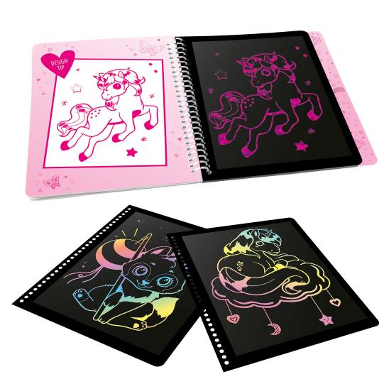 Cuaderno para raspar Magic Scratch