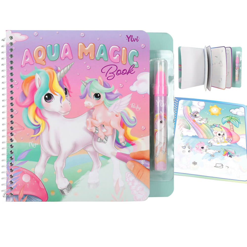 Libro mágico de agua - Pinta unicornios