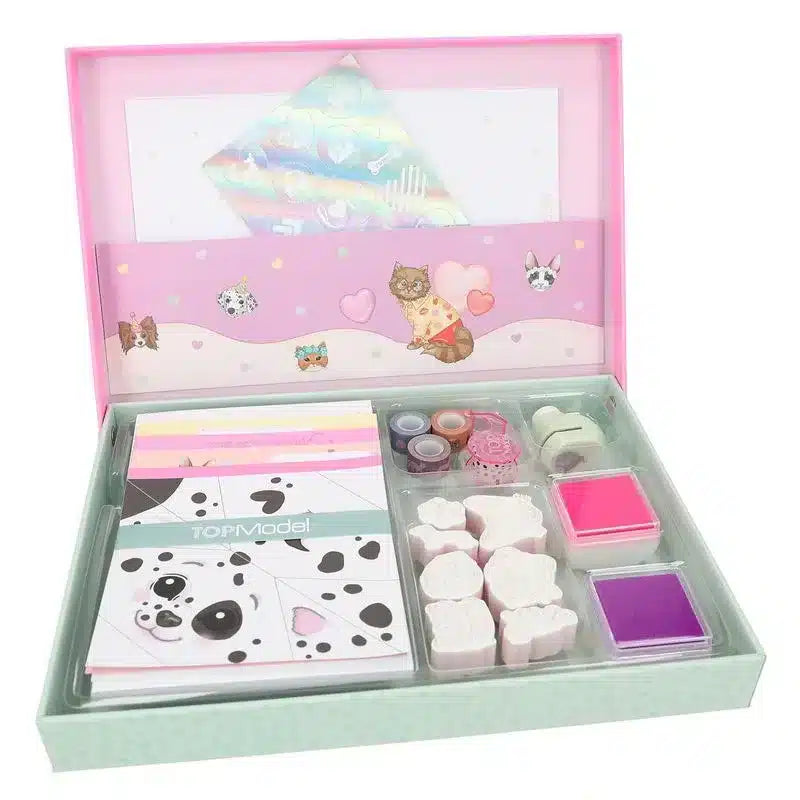 Set de Cartas Love Kitty and Doggy
