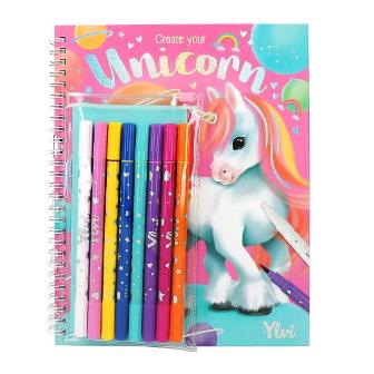 Libro para colorear con un set lápices doble punta