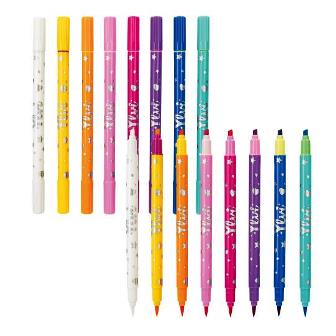 Libro para colorear con un set lápices doble punta