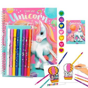 Libro para colorear con un set lápices doble punta