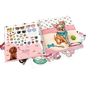 Cuaderno con stickers Dress Me Doggy