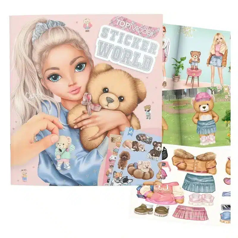 Cuaderno con stickers Team Teddy