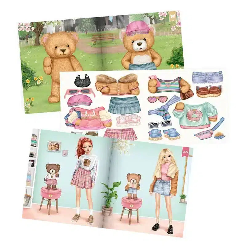 Cuaderno con stickers Team Teddy