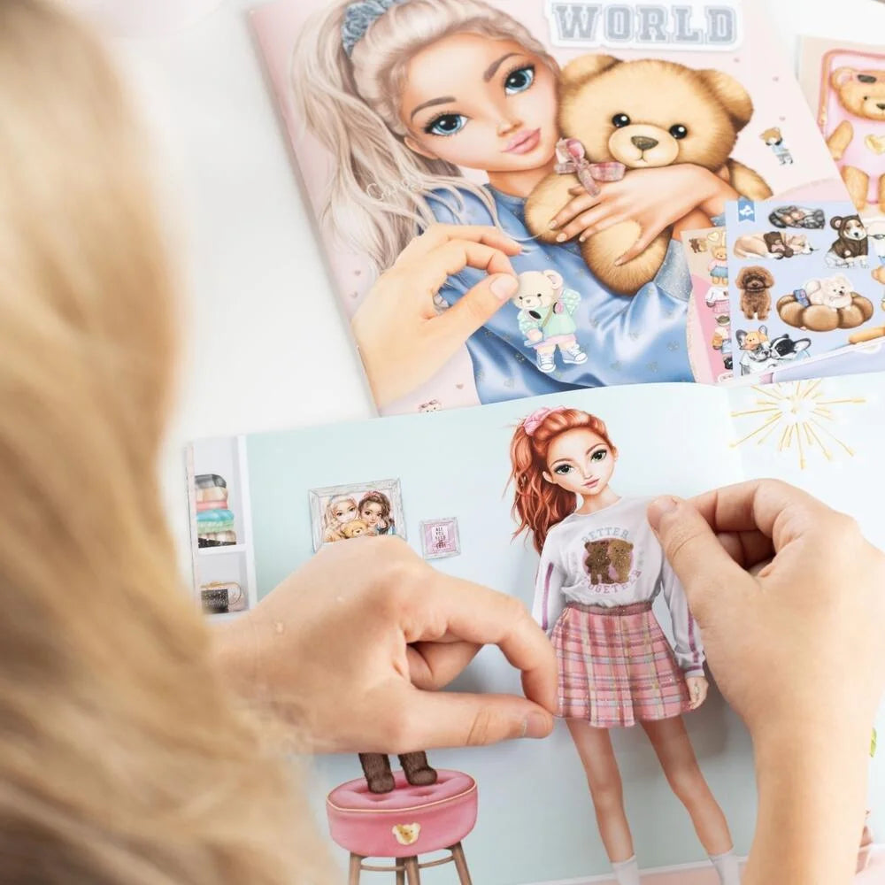 Cuaderno con stickers Team Teddy