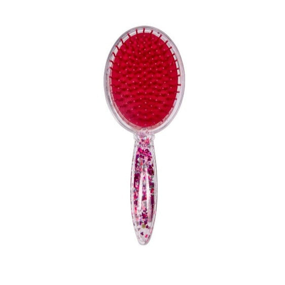 Cepillo de Pelo con Diseño Caballo y Lentejuelas Brillantes