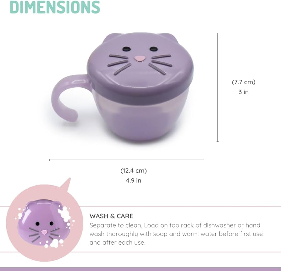 Contenedor para snacks - Morado