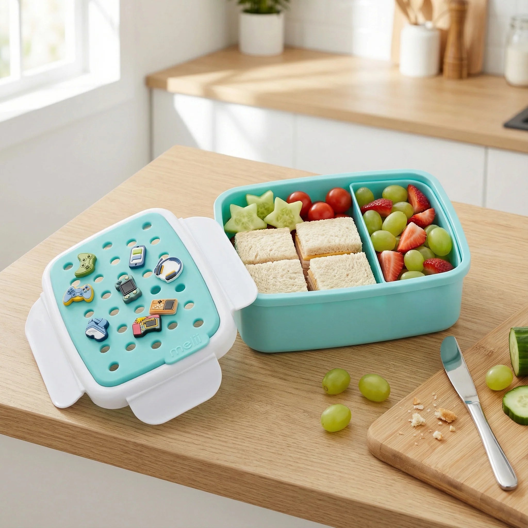 Lonchera bento box 880 ml Charm -Gaming