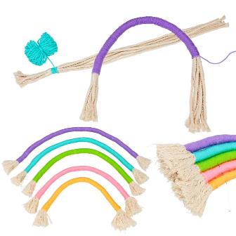 Set de Macrame Arcoíris