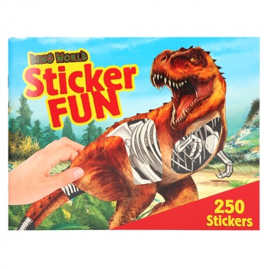 Libro de stickers dinosaurios