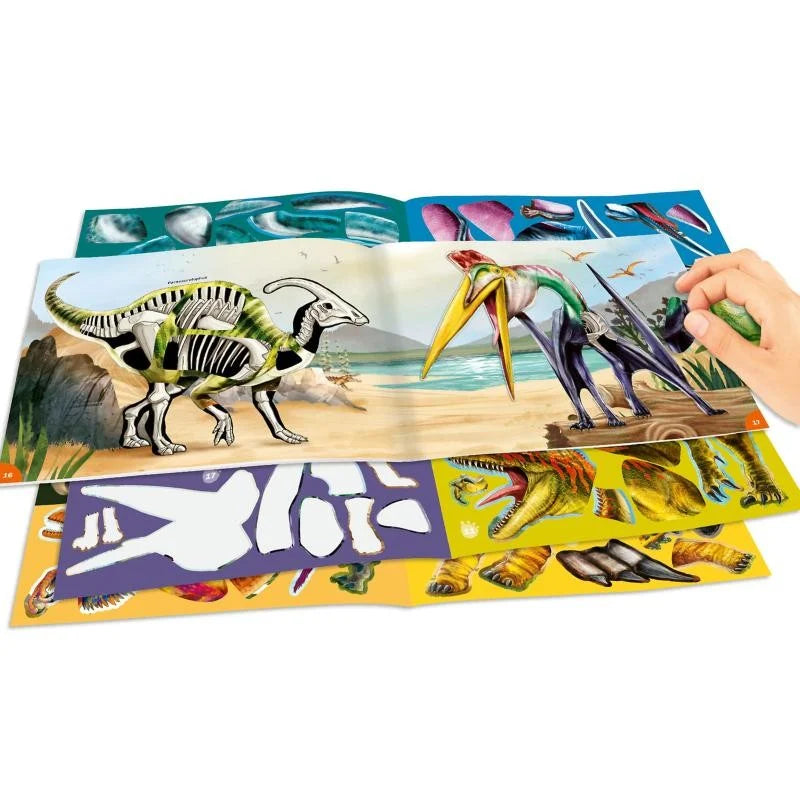 Libro de stickers dinosaurios