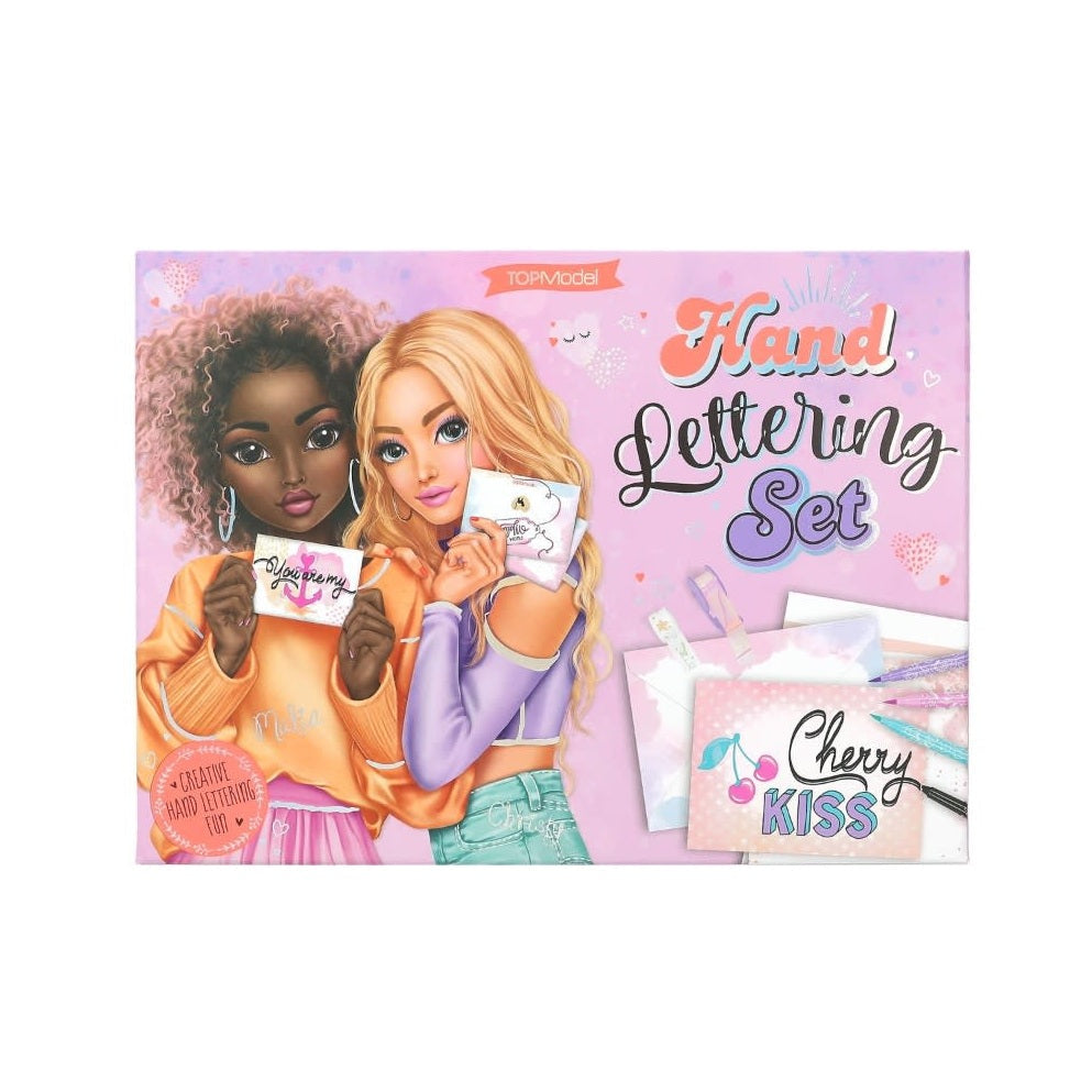 Set de cartas y Lettering Top Model