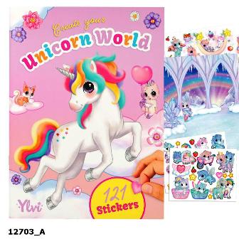 Libreta crea tu mundo de unicornios