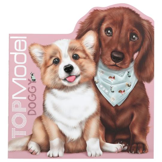 Libro para Colorear Doggy con Stickers