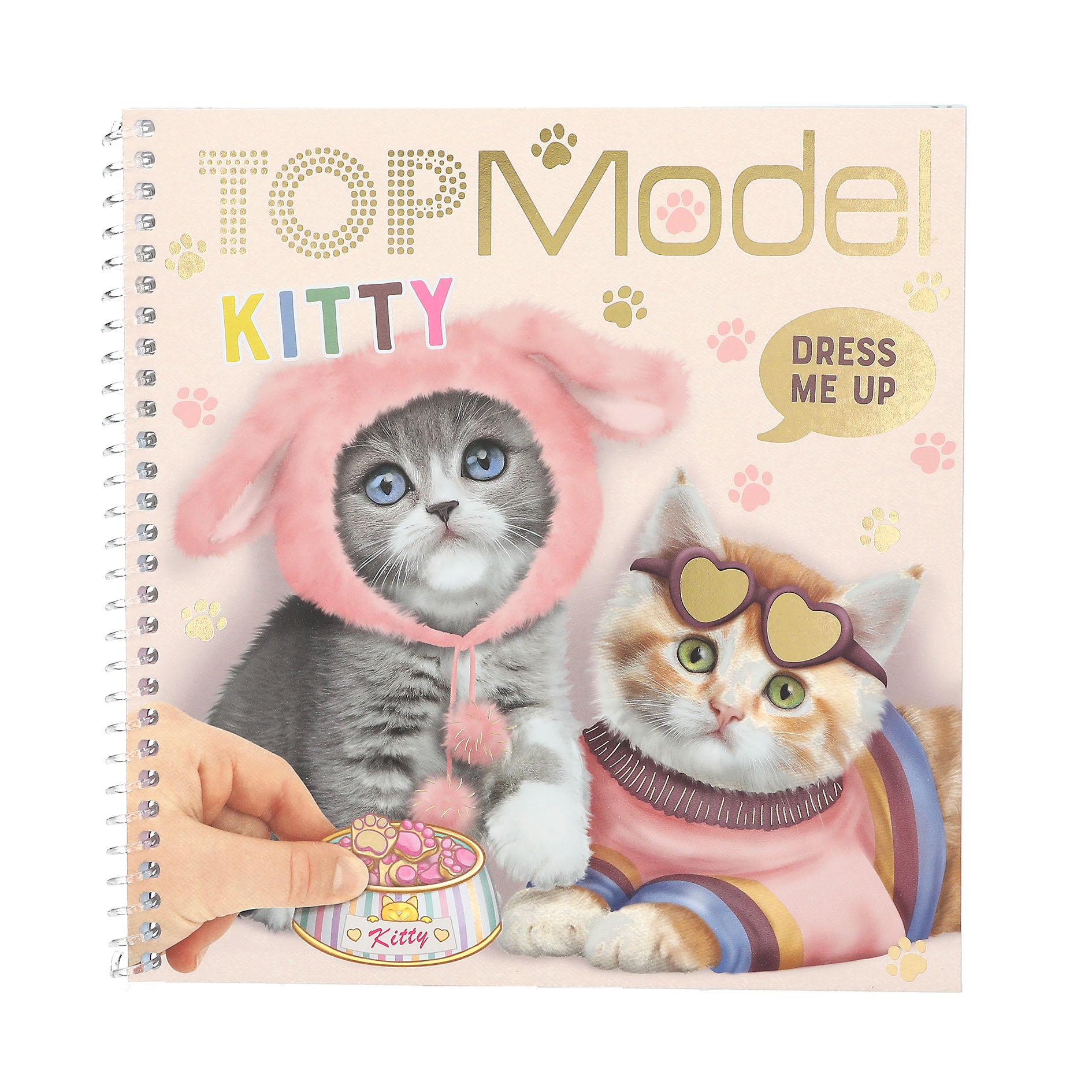 Cuaderno con stickers - A Vestir Gatitos