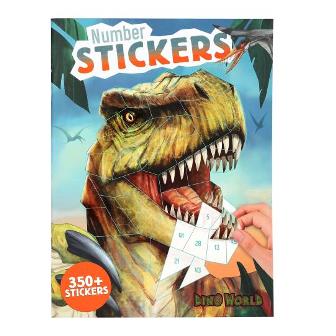 Libro de stickers por números