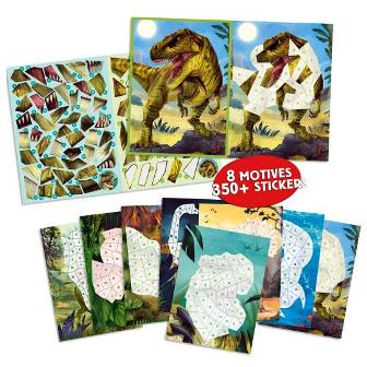 Libro de stickers por números