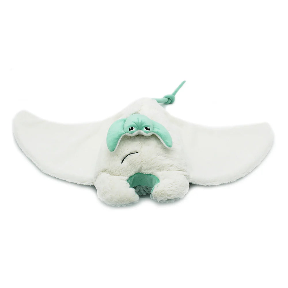 Peluche Mantarraya Mentalou Mamá y Bebé - Menta