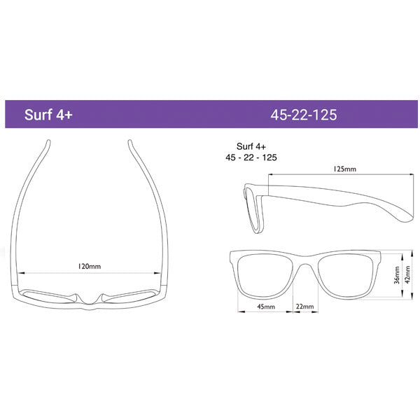 Lentes de sol Surf talla 4+ - Animal Print