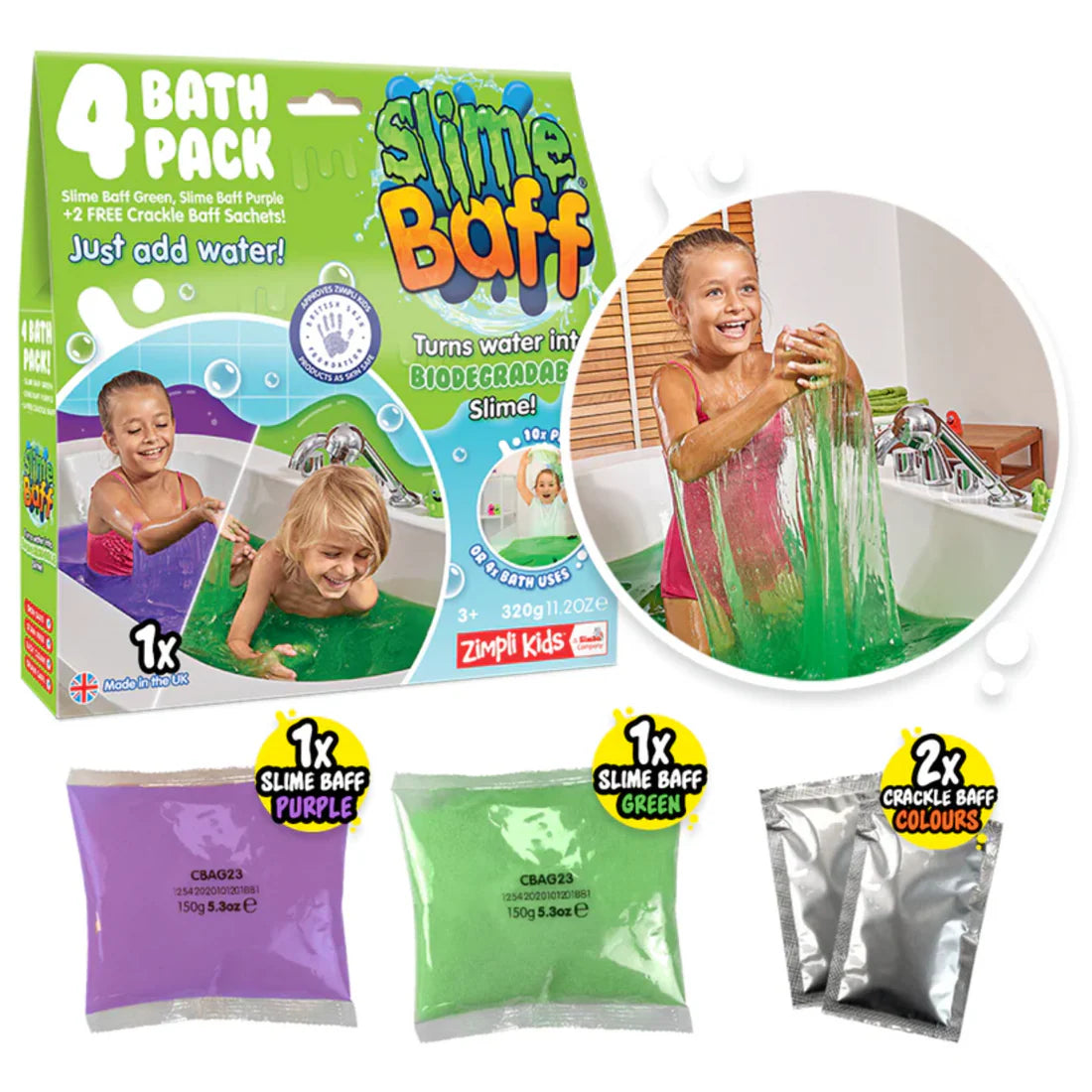 Slime Baff Pack (Morado/Verde)