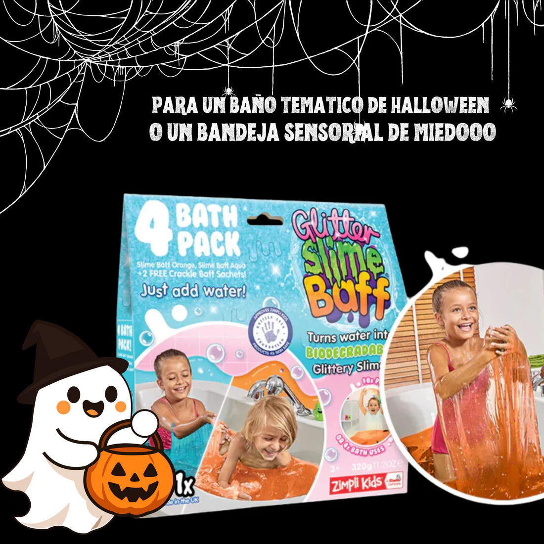 Slime Baff Pack (Turquesa/Naranjo)