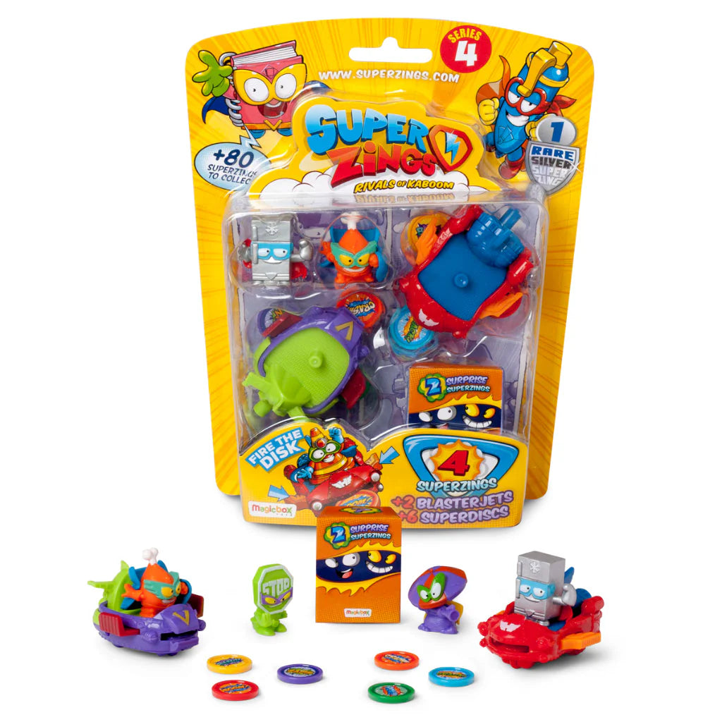 Superzings Blister Blaster Jet Serie 4