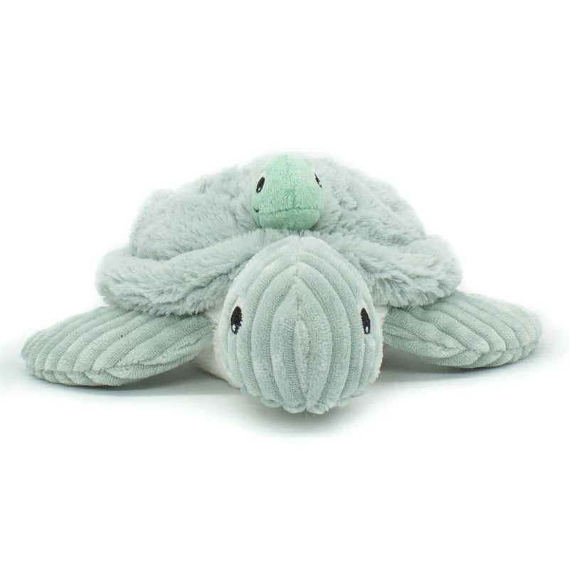 Peluche Tortuga Sauvenou Mamá y Bebé - Menta