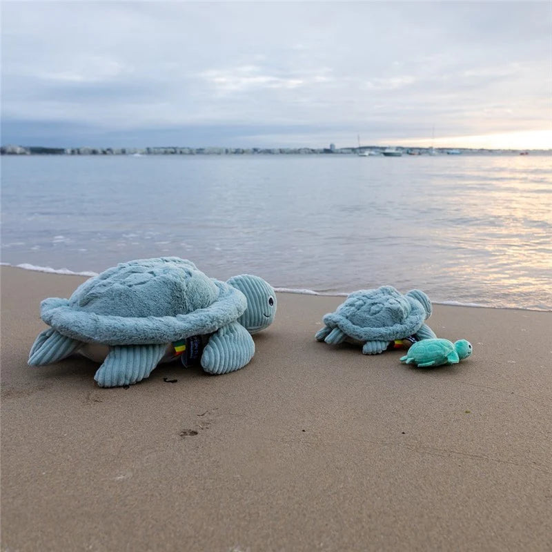 Peluche Tortuga Sauvenou Mamá y Bebé - Menta