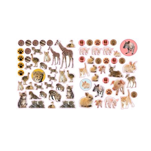 Libro Eyelike Stickers: Animales Bebés