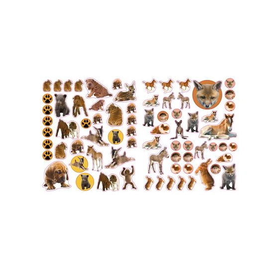 Libro Eyelike Stickers: Animales Bebés