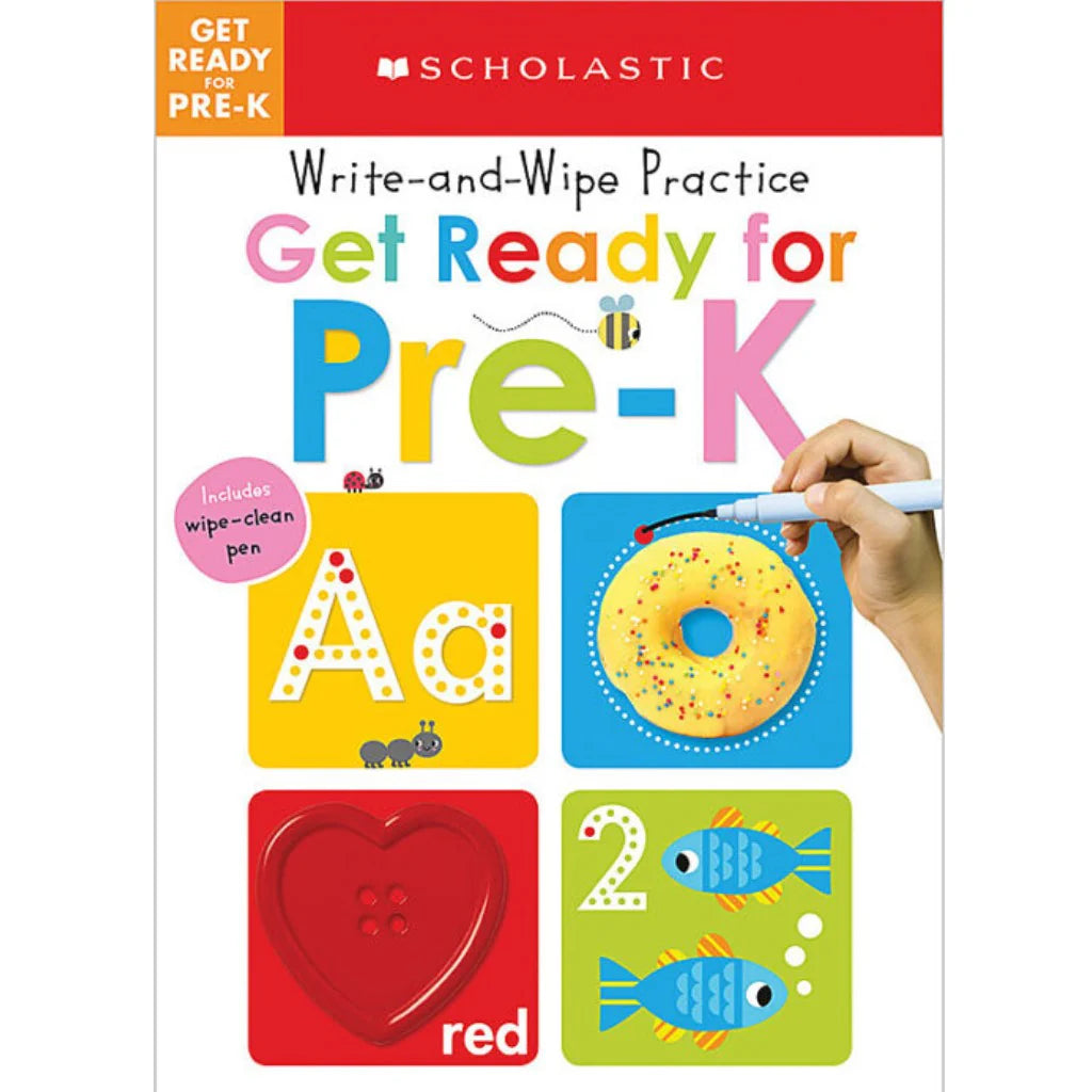 Libro escribe y borra: Prepárate para Prekinder