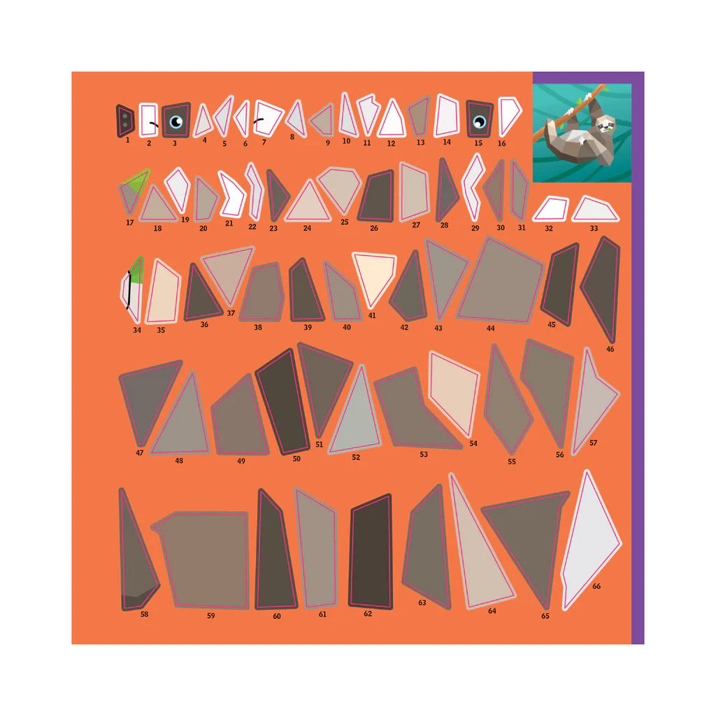 Pinta con Stickers: Animales de la selva