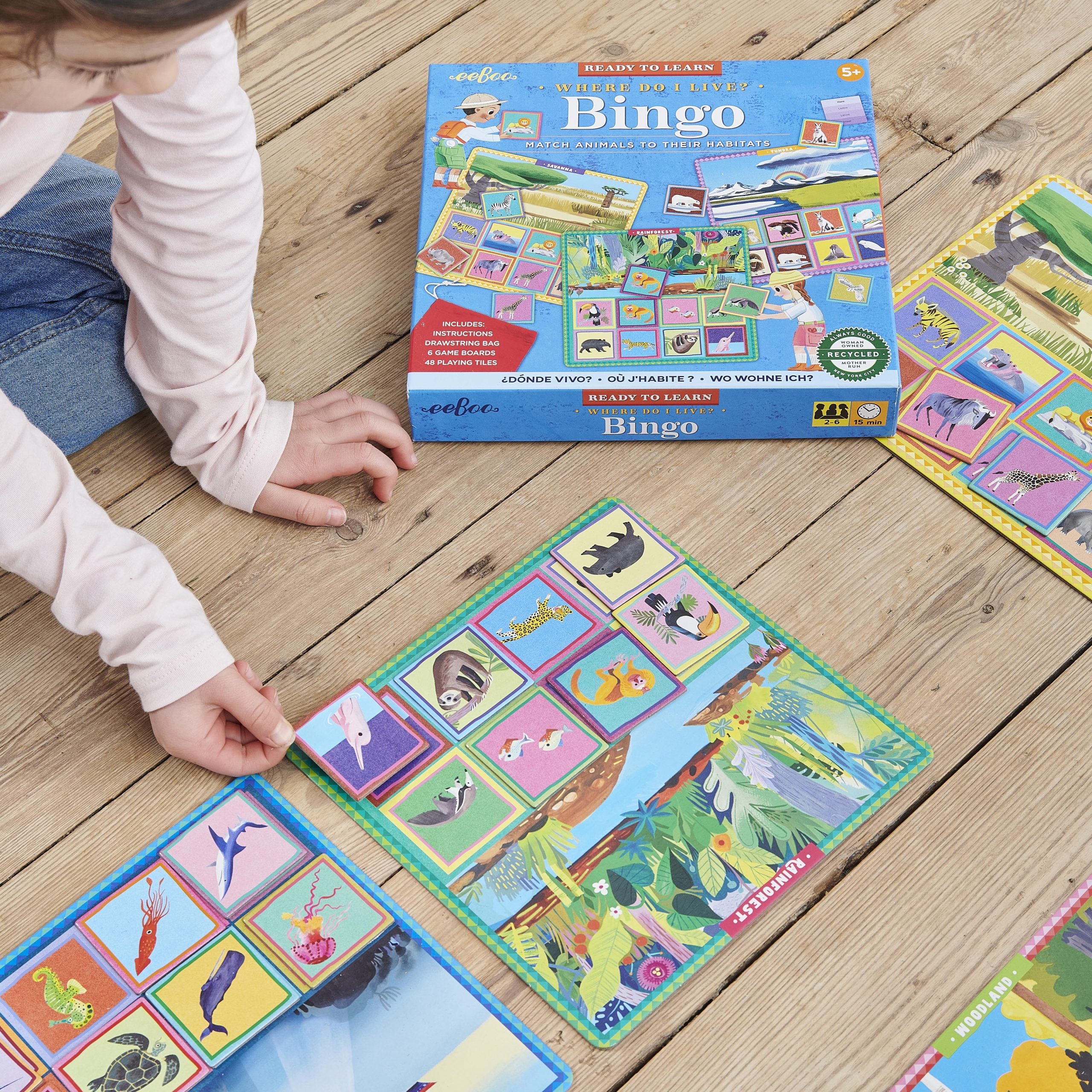 Bingo ¿Dónde vivo?