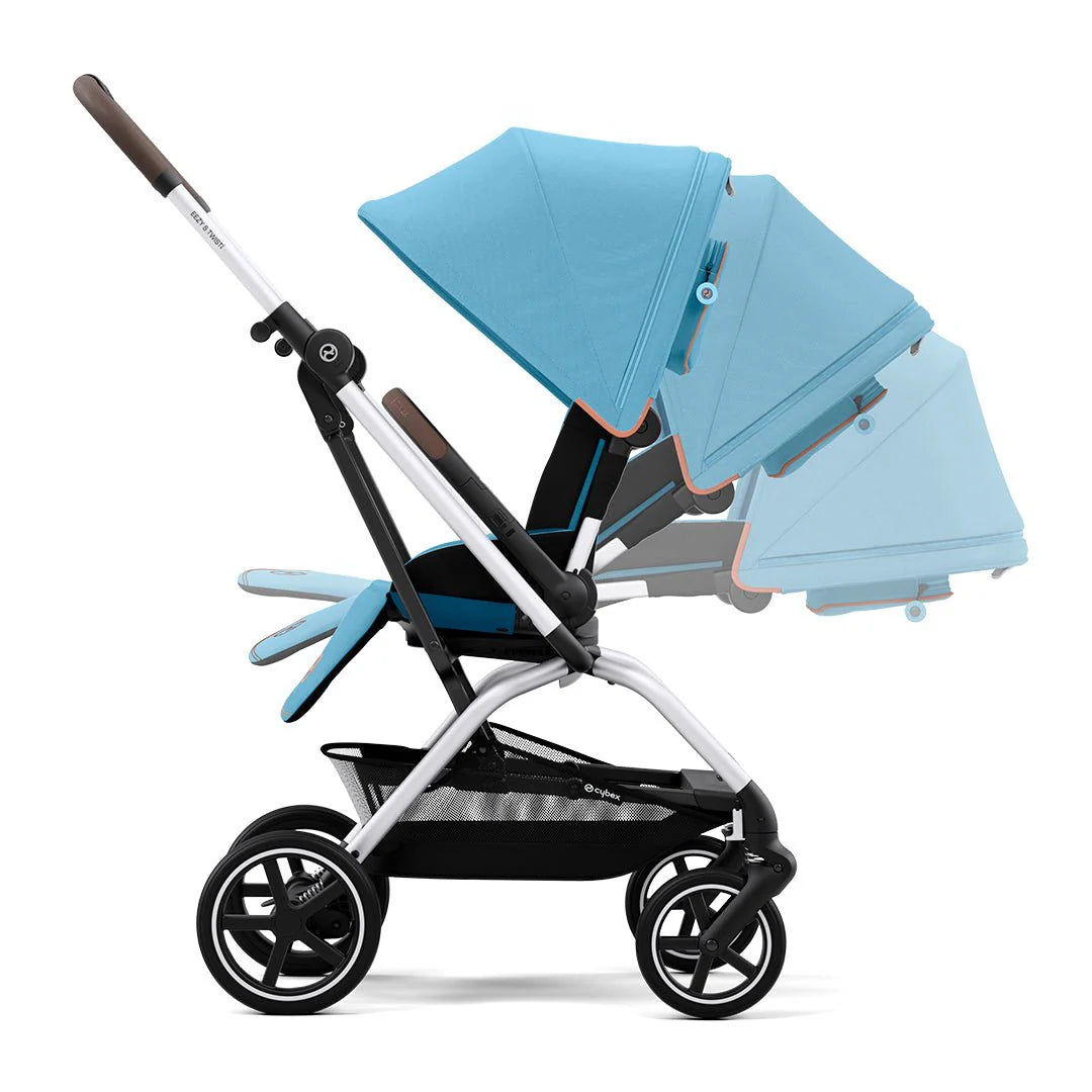 Coche de paseo Eezy S Twist Plus 2 - Silver Beach Plus