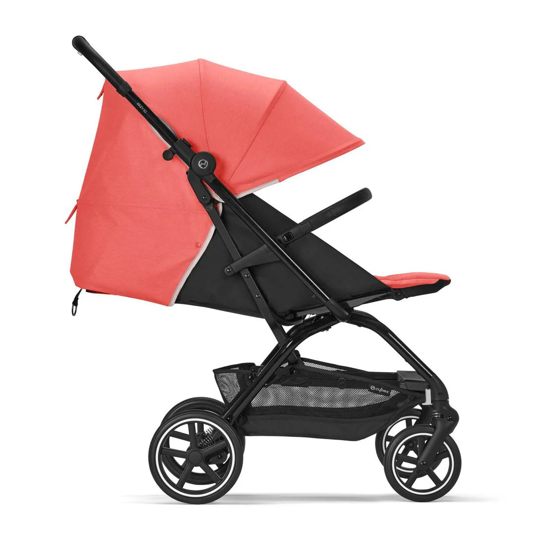 Coche de paseo Eezy S Plus 2 V3 - Black Hibiscus Red