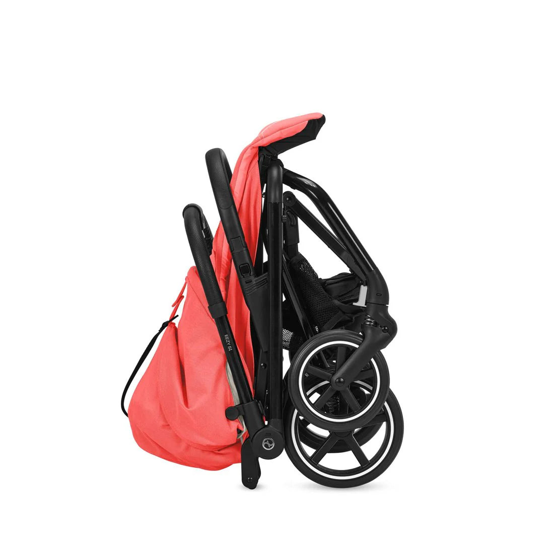 Coche de paseo Eezy S Plus 2 V3 - Black Hibiscus Red