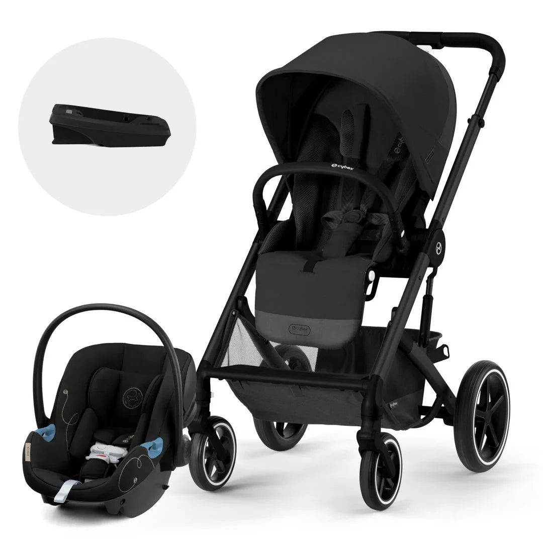 Travel System Balios S Lux 3.0 + Aton G + Base - Moon Black
