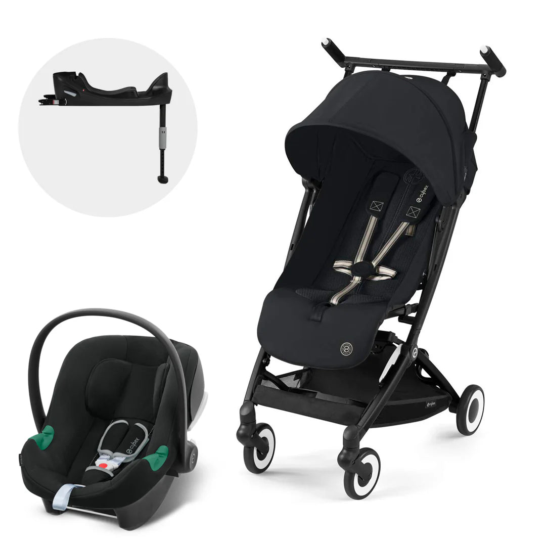 Travel System Libelle + Aton B2 + Base - Magic Black