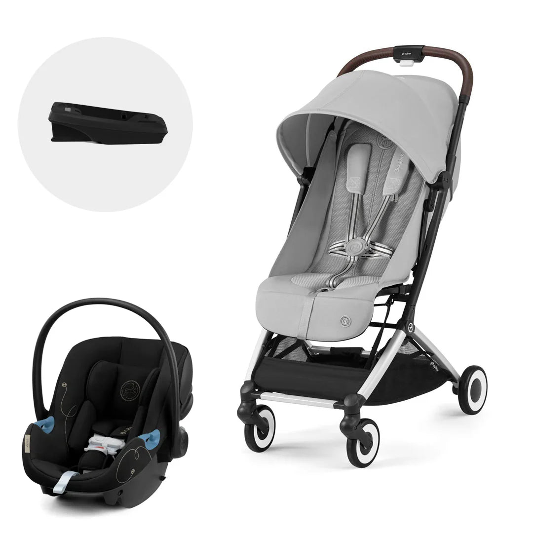 Travel System Orfeo + Aton G + Base Grey