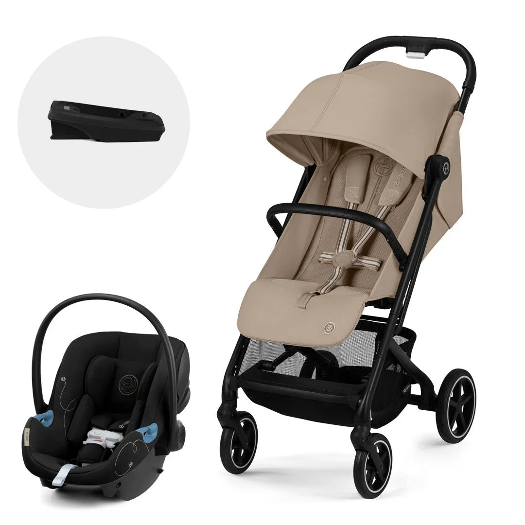 Travel System Beezy + Aton G + Base - Almond Beige