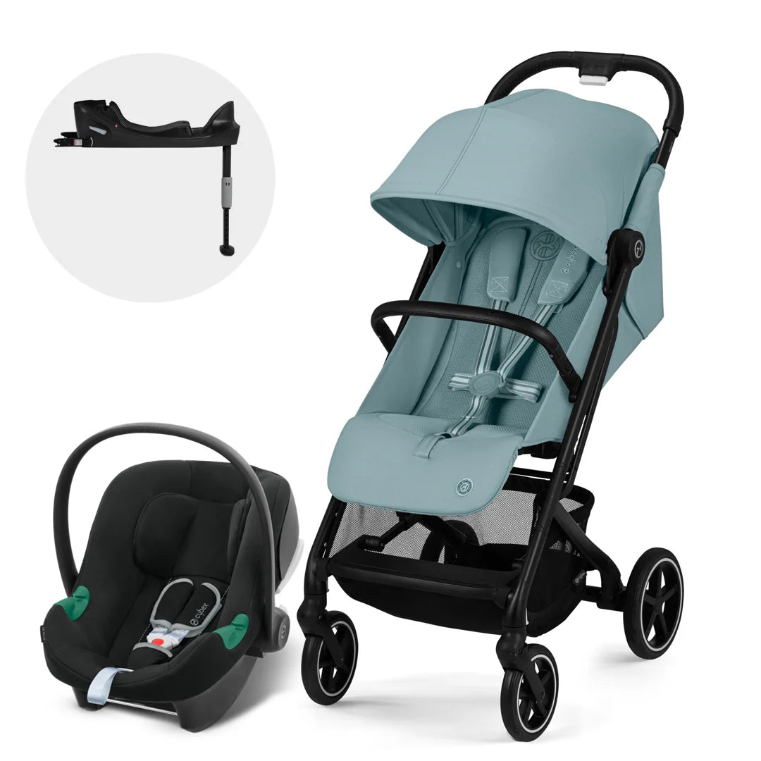 Travel System Beezy + Aton B2 + Base - Stormy Blue