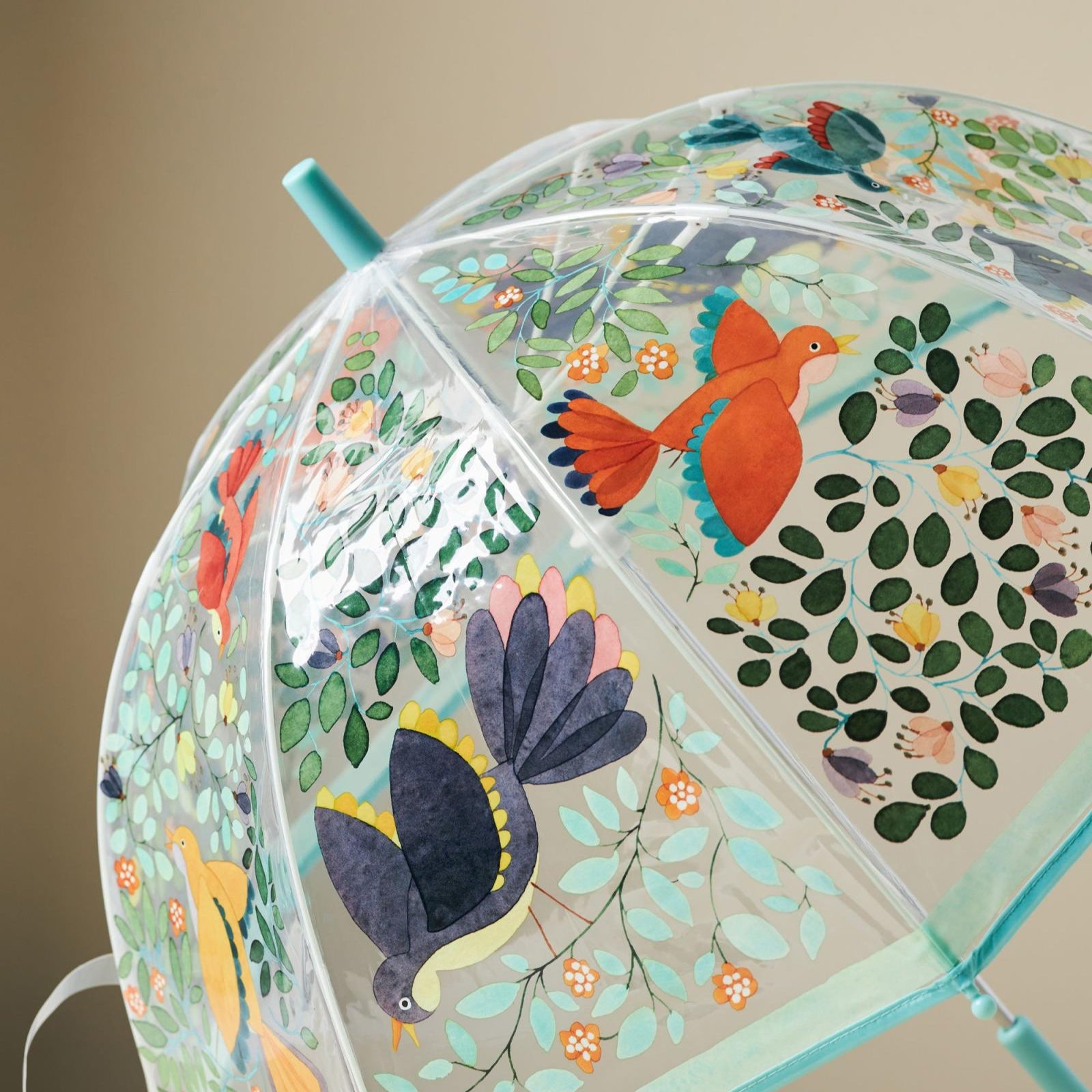 Paraguas Flores y Aves