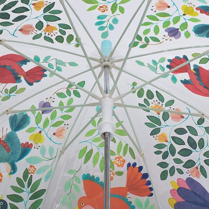Paraguas Flores y Aves