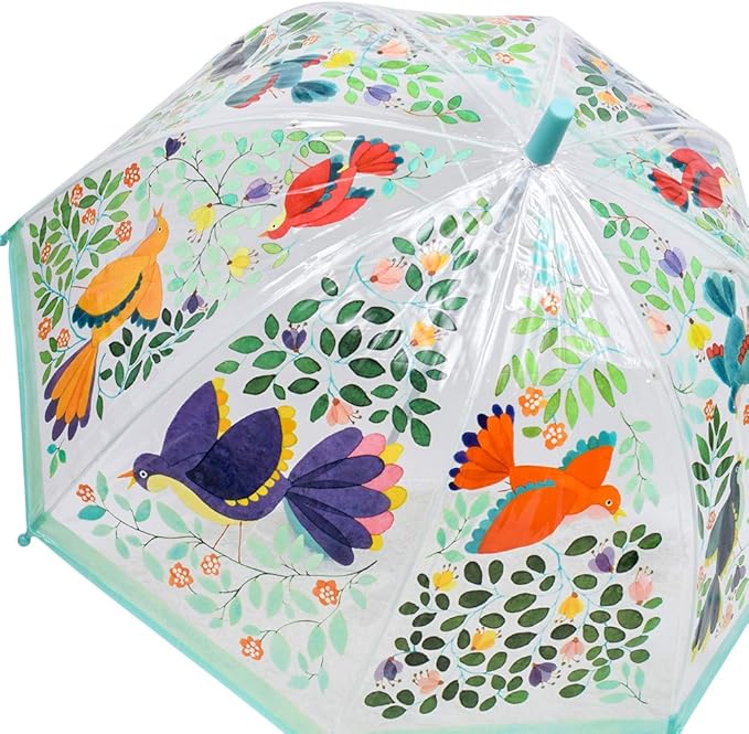 Paraguas Flores y Aves