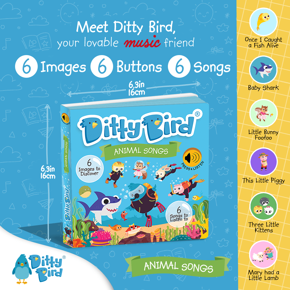 Libro Interactivo Musical Animal Songs